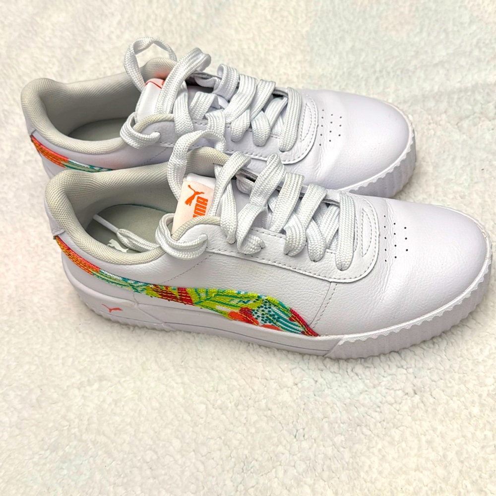 PUMA Women’s Carina Georgia Peach Sneakers